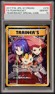 【PSA10】ロケット団参上! PROMO 278/XY-P 1枚