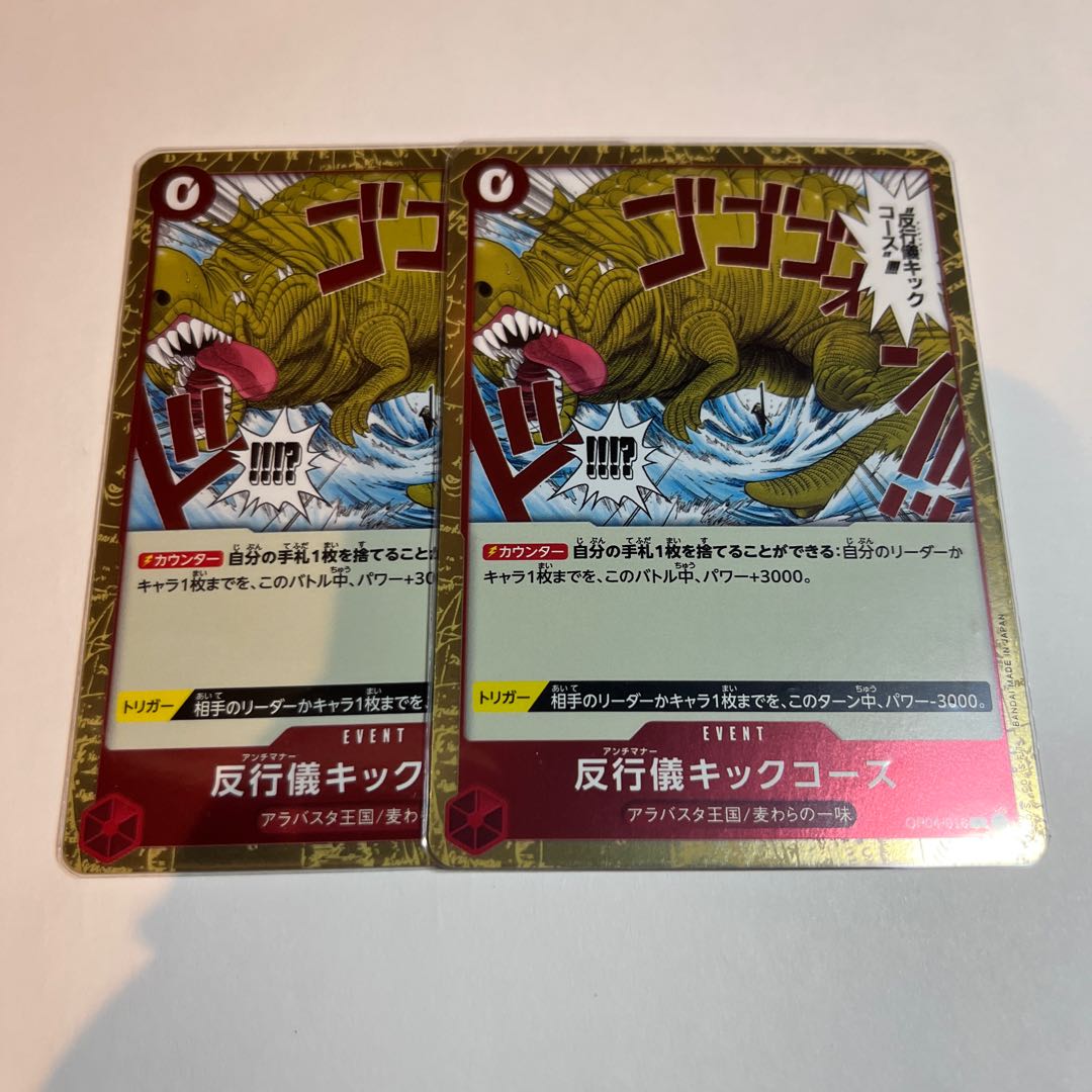 2枚セット 反行儀キックコース R OP04-016