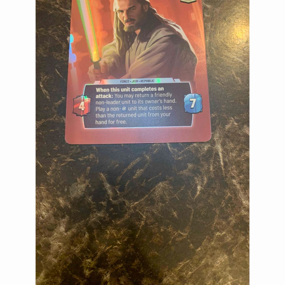 スターウォーズ　アンリミテッド ショーケース マンダロリン オビワン　1012 クワイガンジン 1枚