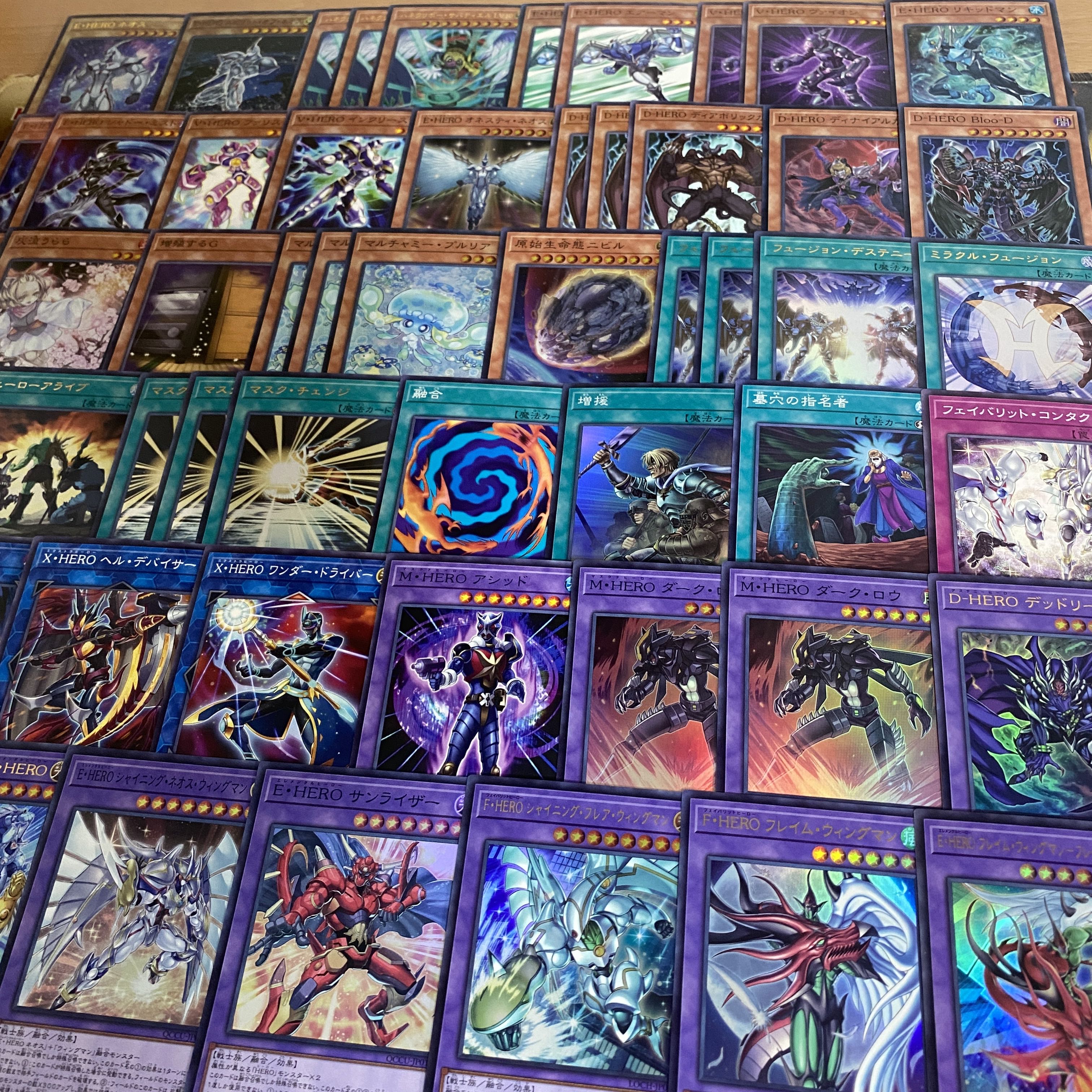 E・HEROデッキ【以下検索 ヒーローアライブ  F・HEROフレイムウィングマン 遊戯王 本格構築 まとめ売り 初期 2期 レリーフ ゲートボール】 1枚