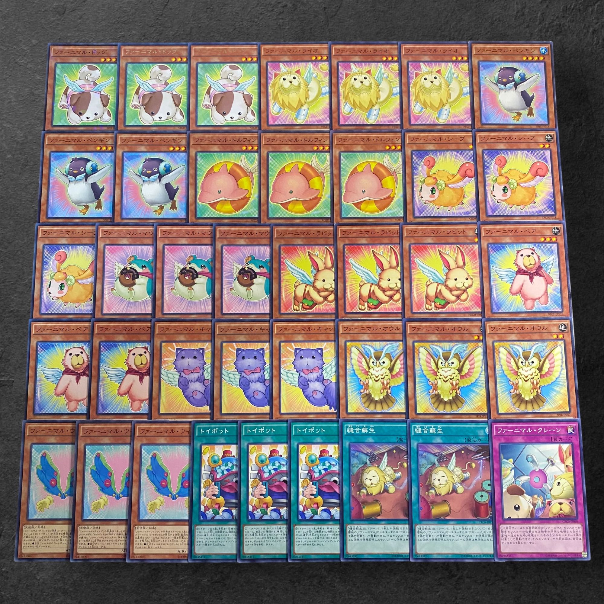 8008【遊戯王】ファーニマル〈デッキパーツ〉41枚セット