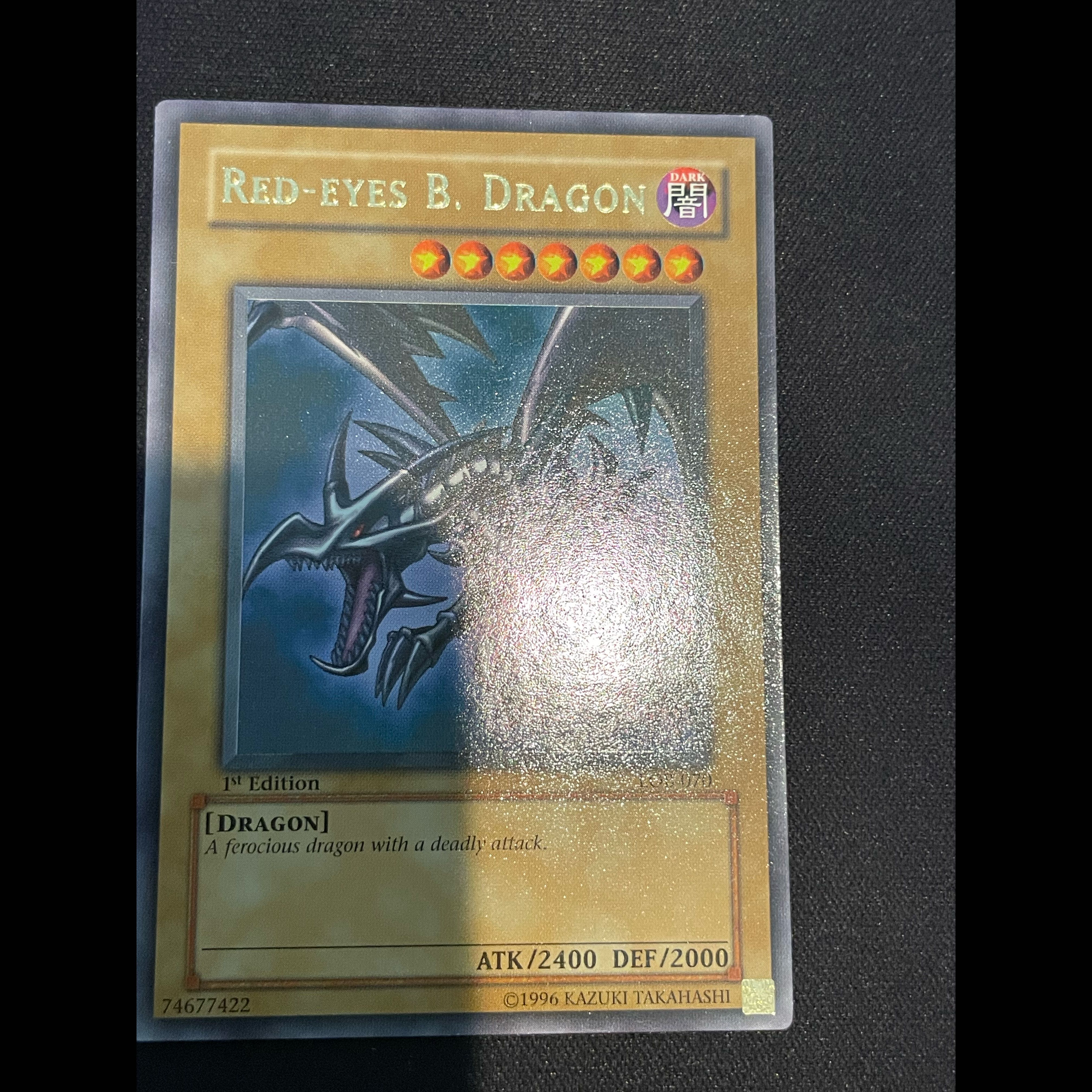 北米版 真紅眼の黒竜 RP01 ウルトラ 遊戯王 海外 英語 米 遊戯王 真紅眼の黒竜 英語 北米 LOB 1st Glossy ウルトラ 1枚の通販