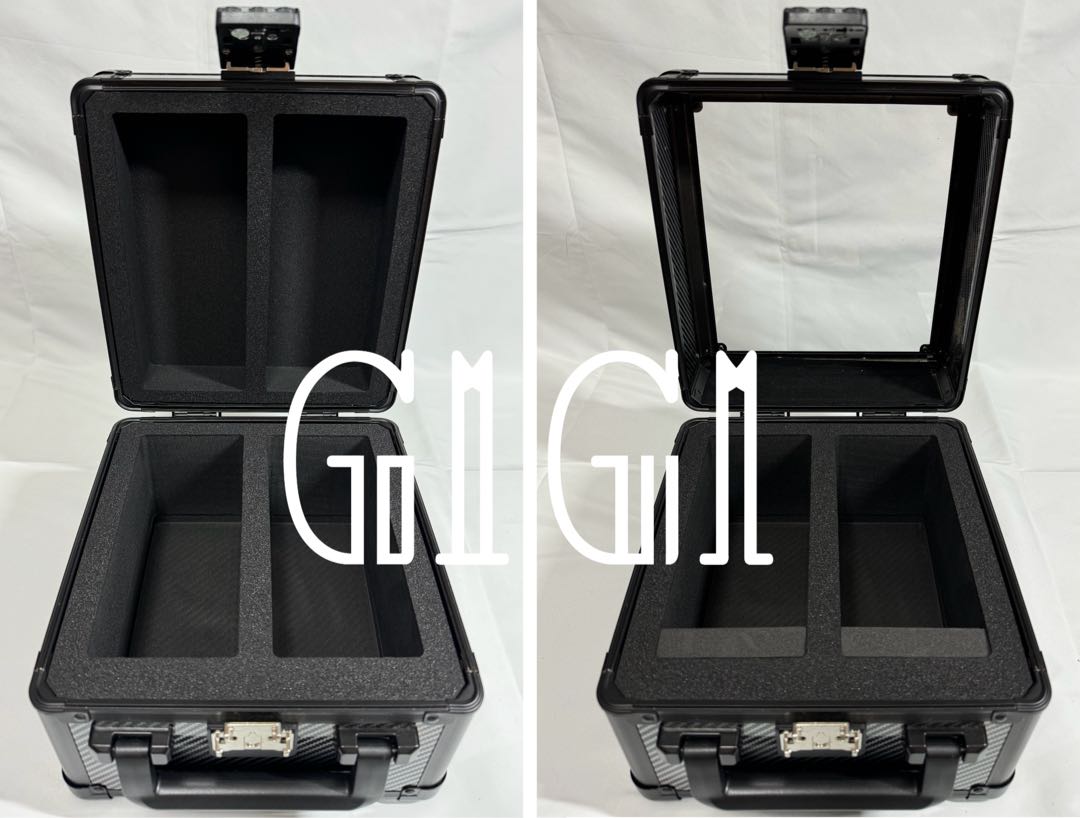 G1G1 collector's" high-end BGS/PSA appraisal card storage case with key (transparent)