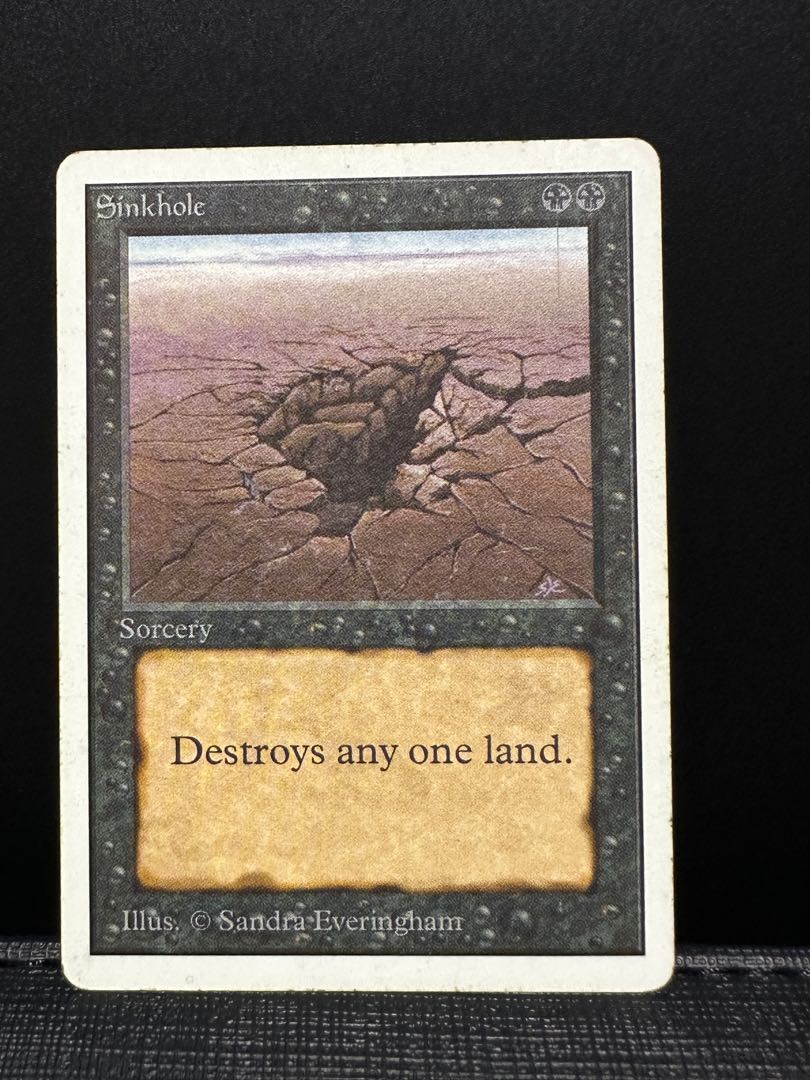 【MtG】 Sinkhole 英語 2ED 4枚