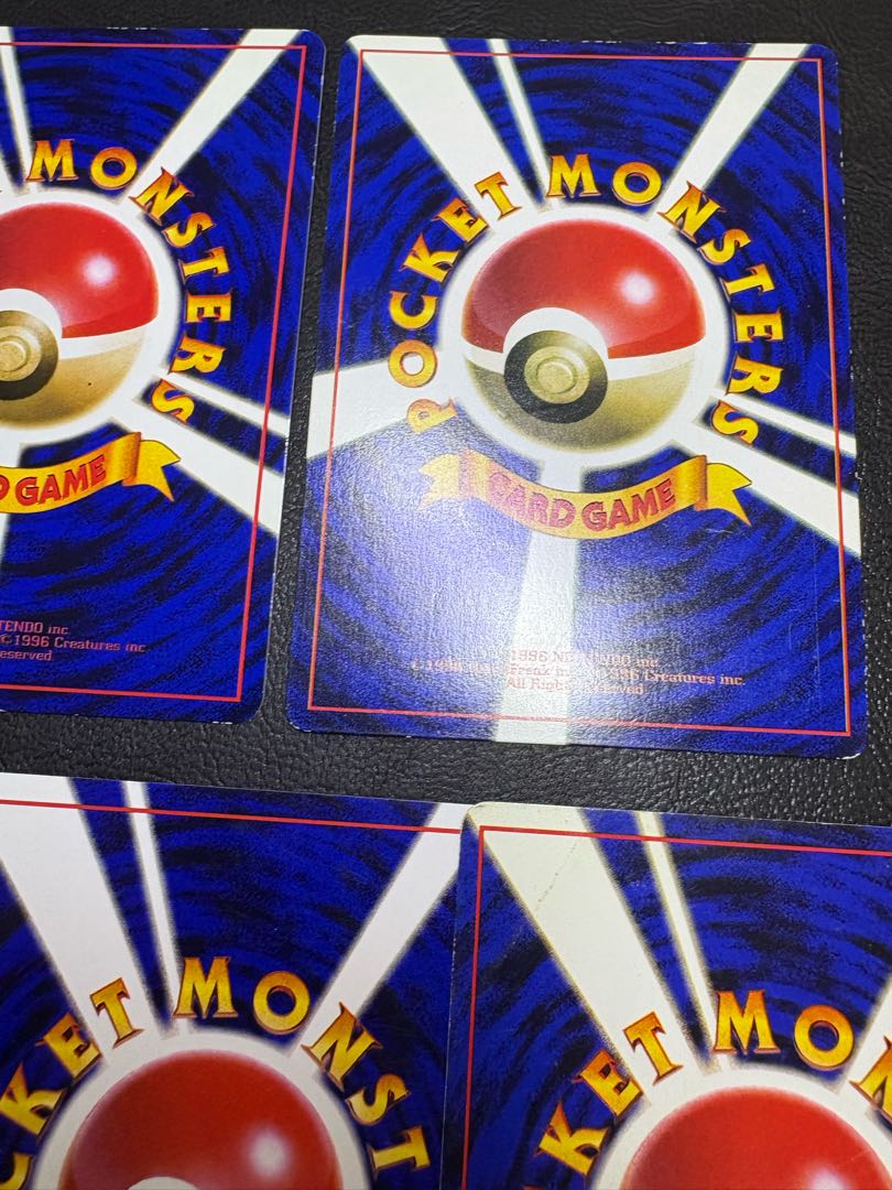 Pikachu & Mew's Damage Set Pokémon Cards Old Back 1枚