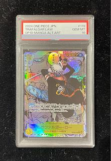 PSA10】トラファルガー・ロー(パラレル)(スーパーパラレル) P PSA10】トラファルガー・ロー(パラレル)(スーパーパラレル) P