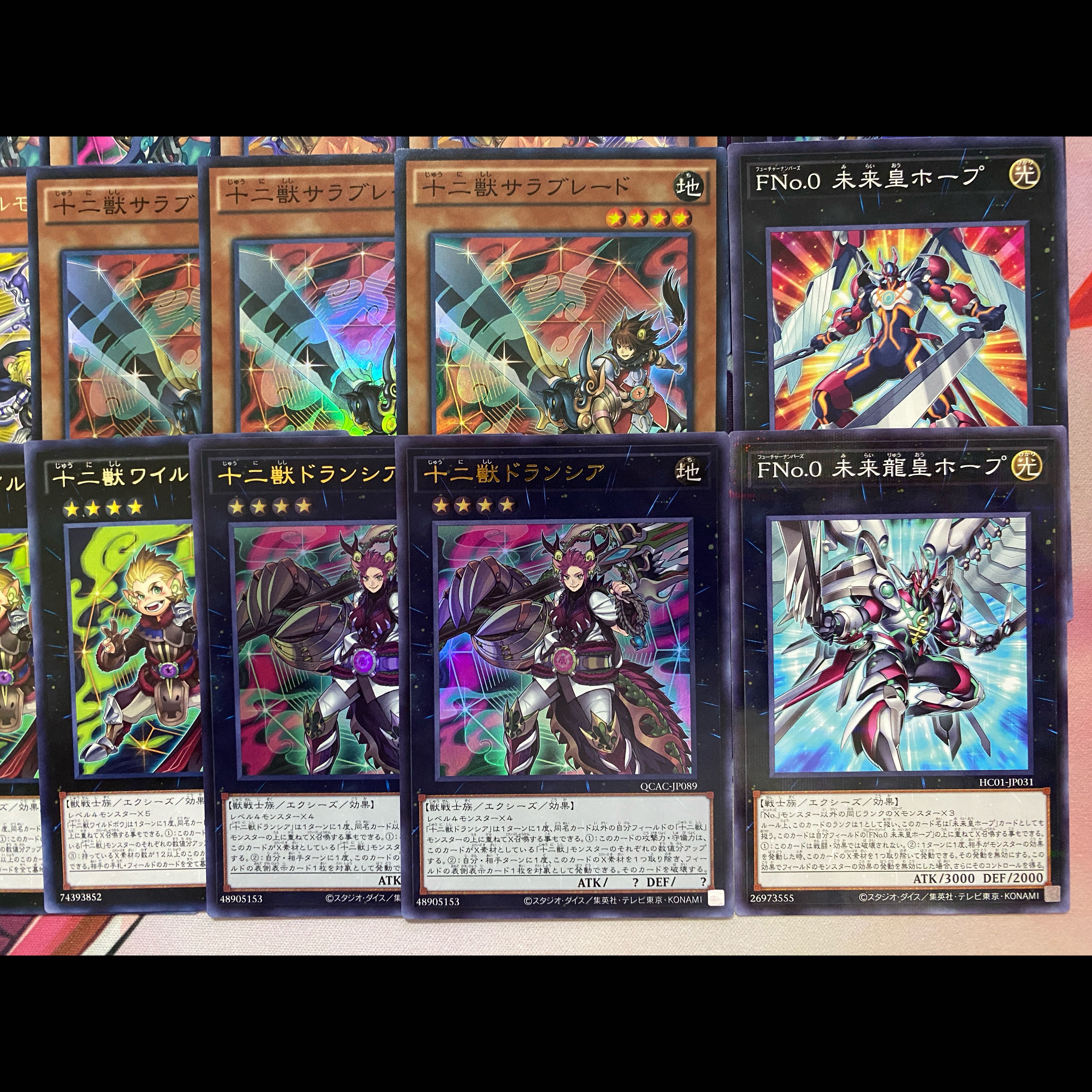 【24時間以内発送】遊戯王　十二獣　大会構築デッキ 1枚