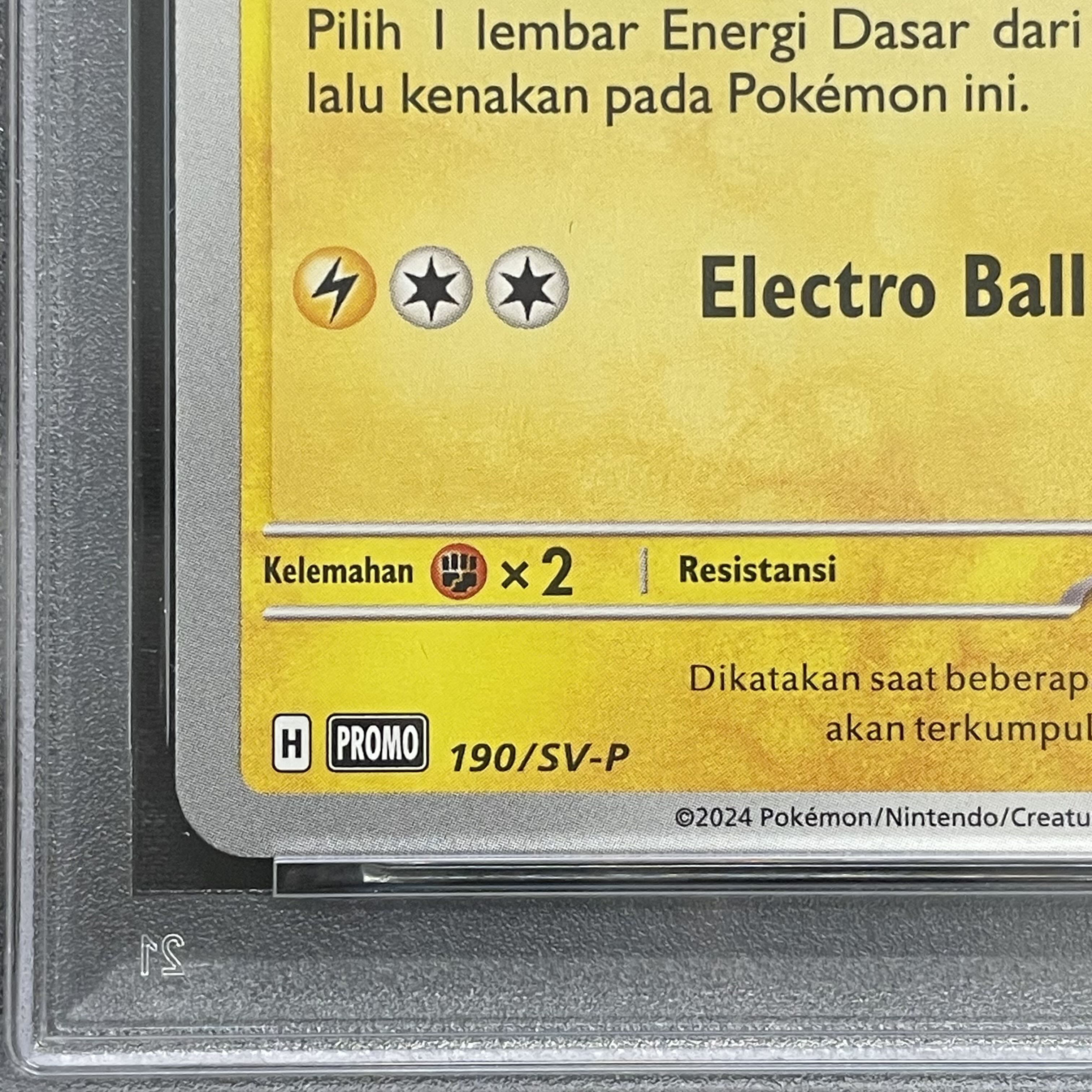 [PSA10] Pikachu Batik Shirt [Indonesian/Pikachu Pattern] (Promo) {190/SV-P} [Outside Umi]. 1枚