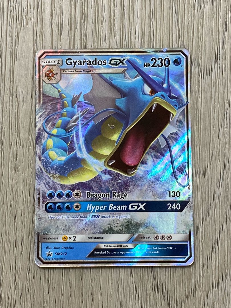 Pokémon card GyaradosGX [Promo].