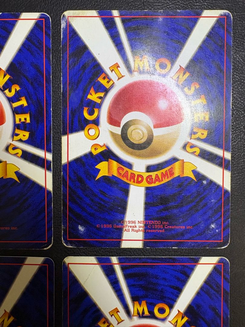 Pikachu & Mew's Damage Set Pokémon Cards Old Back 1枚