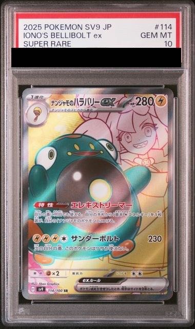 PSA10】ナンジャモのハラバリーex SR 114/100の通販 土日祝休 PSA10】ナンジャモのハラバリーex SR 114/100の通販 土日祝休