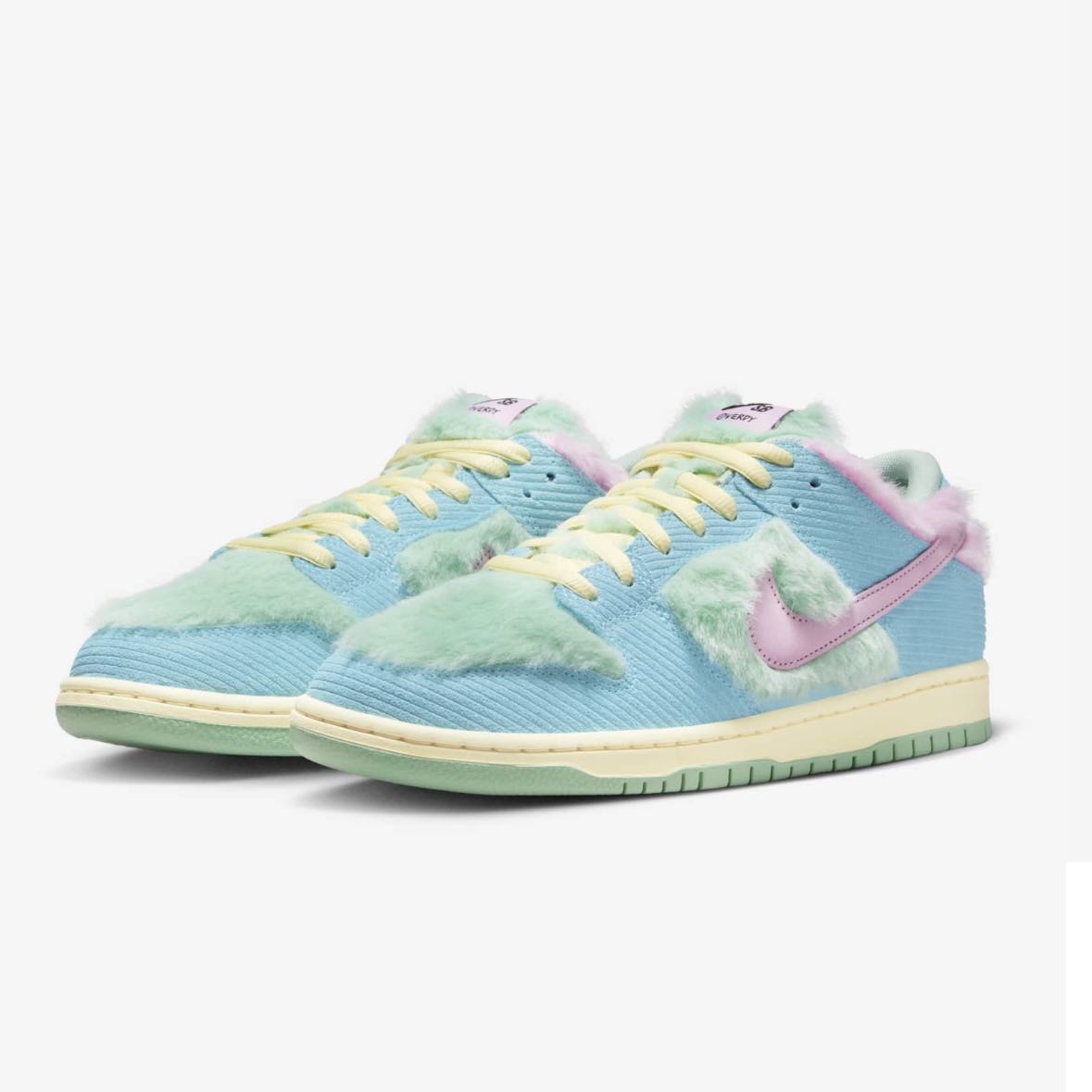 【黒タグ付き】VERDY × Nike SB Dunk Low Pro QS "Visty/Blue Gaze and Enamel Green" 26.5cm