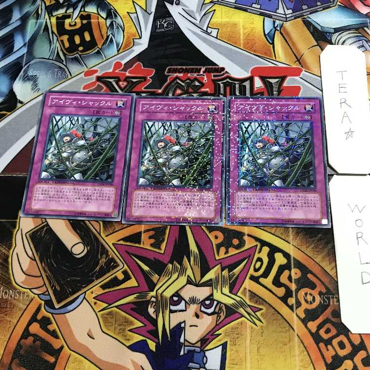 アイヴィ・シャックル DT04 8 デュエルターミナル 3枚セット てら