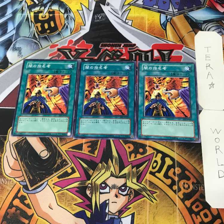 Dark Designator 1 Normal Spell Card 3-Card Set Tera 3枚