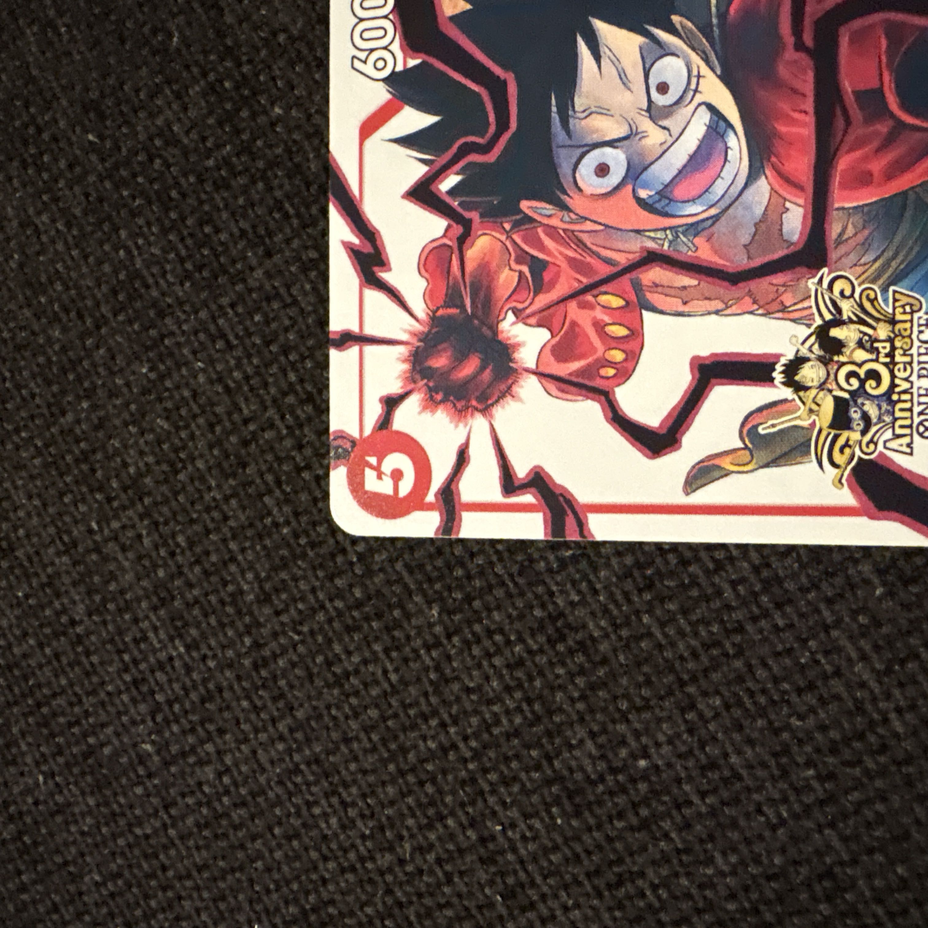English One Piece Card 3rd Anniversary Monkey D Luffy 1枚