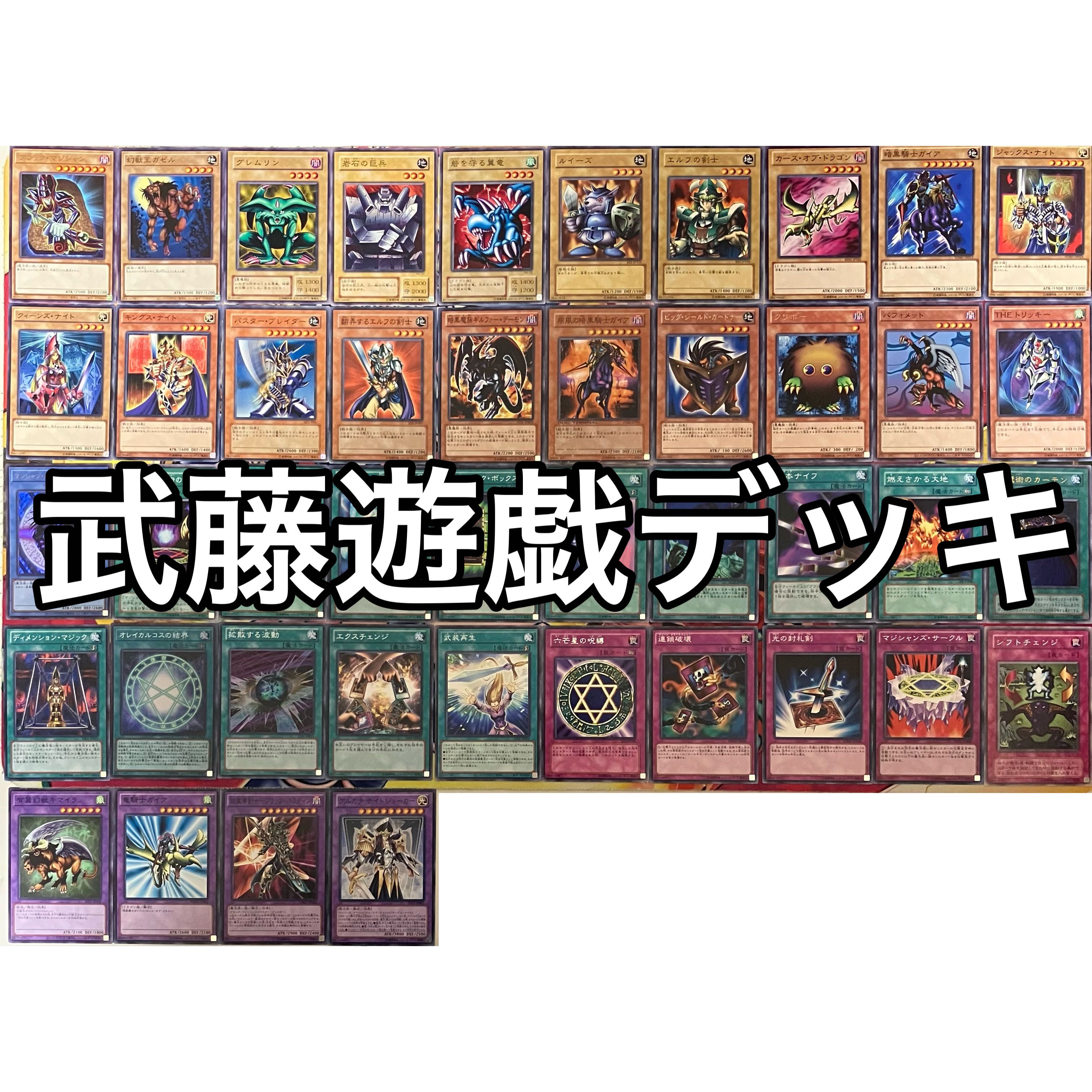 No.1494 武藤遊戯デッキ 闇遊戯デッキ 遊戯王 Yugi Muto deck 1枚