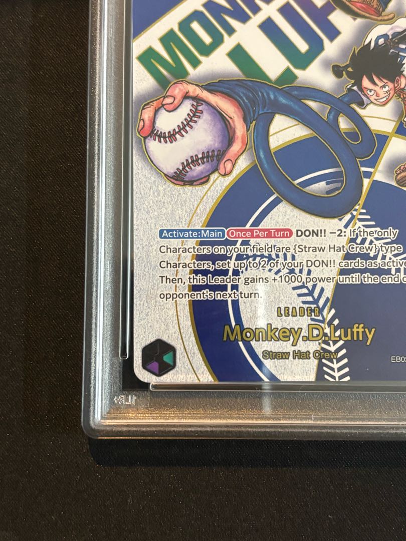 PSA10] Monkey D. Luffy (English Version / Dodgers) PROMO EB02-010 1枚