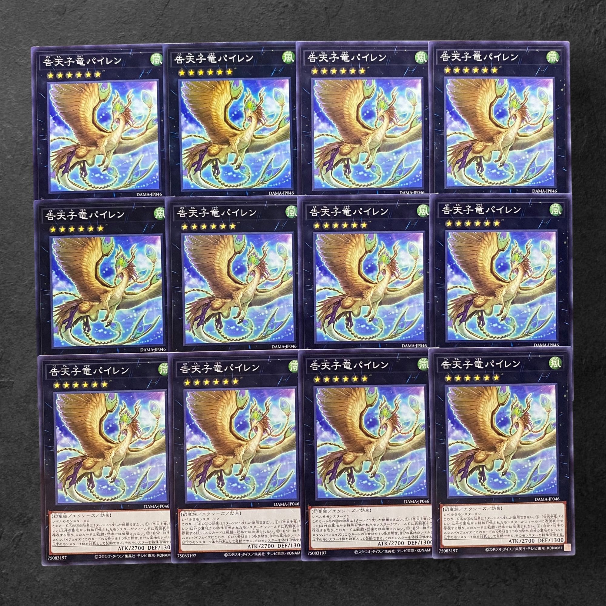 5950【遊戯王】告天子竜パイレン　12枚セット