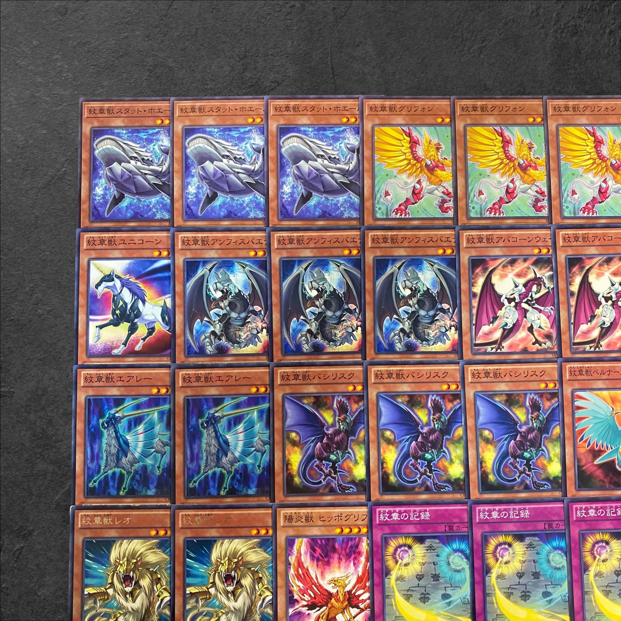 8010【遊戯王】紋章獣〈デッキパーツ〉41枚セット