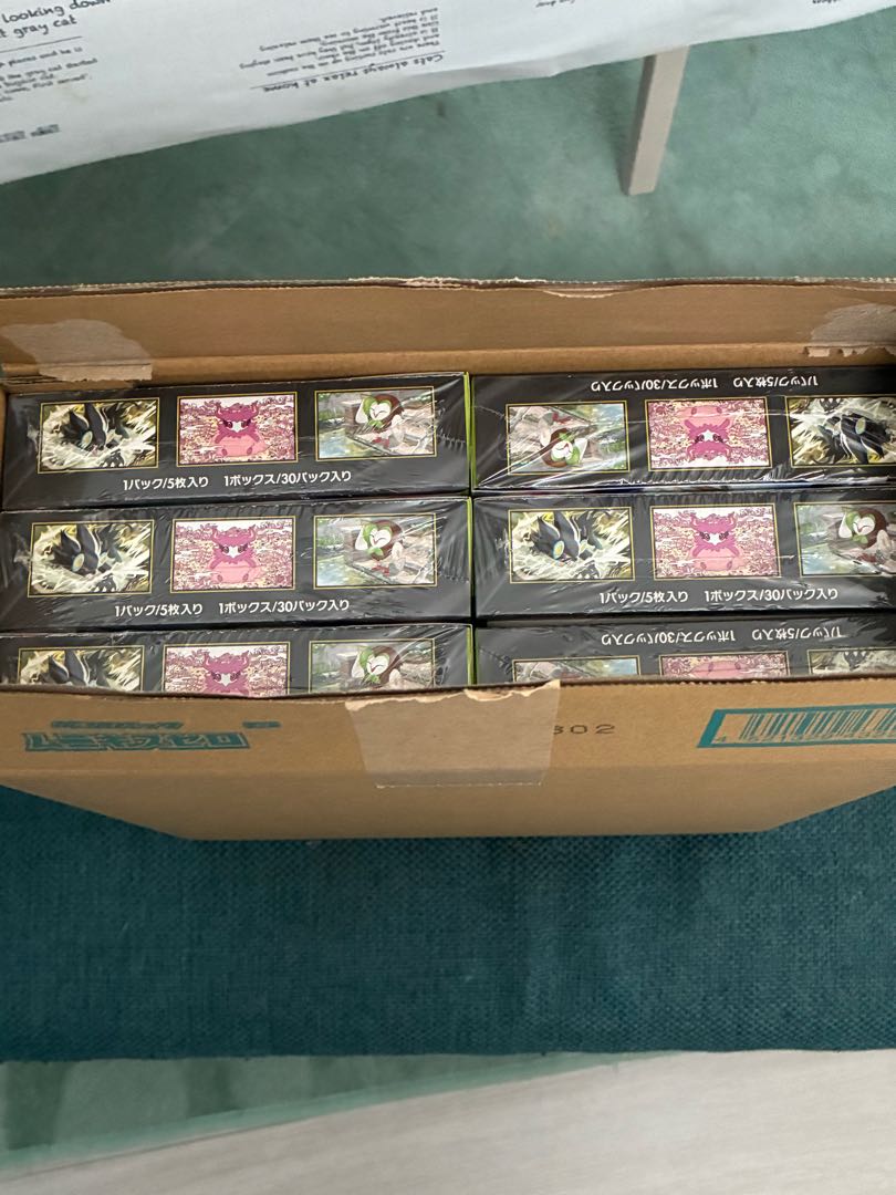 Pokémon Card Muniquis Zero Carton 12BOX Integrity Unopened 1BOX