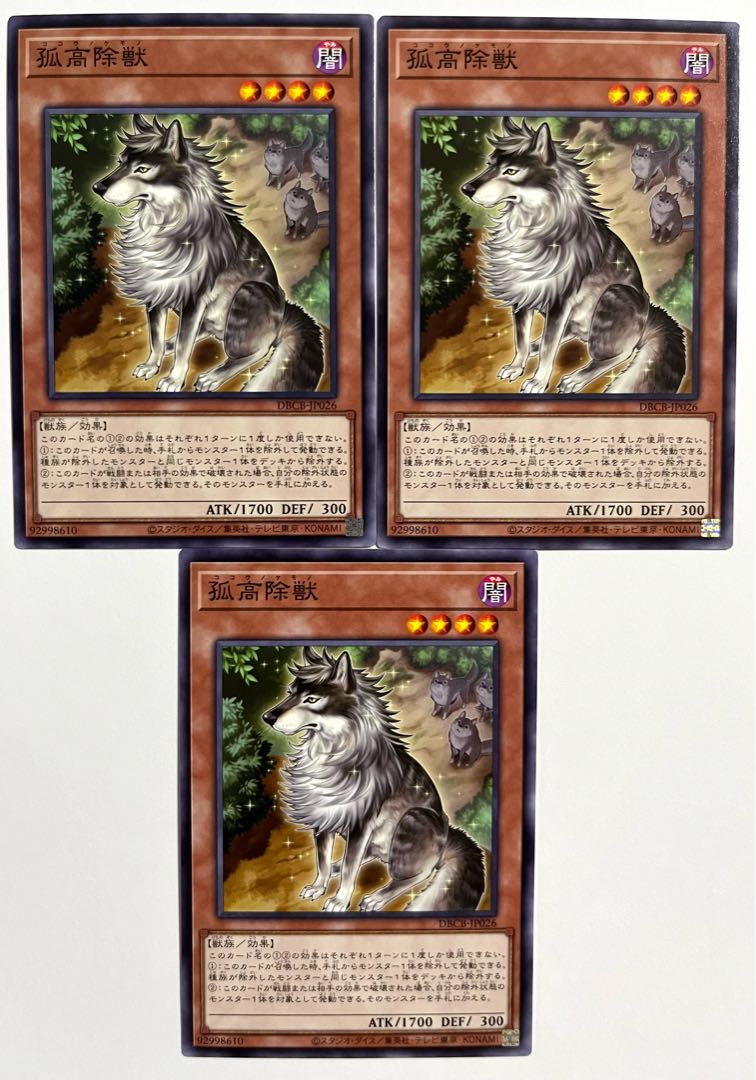 孤高除獣【ノーマル】JP026 1枚