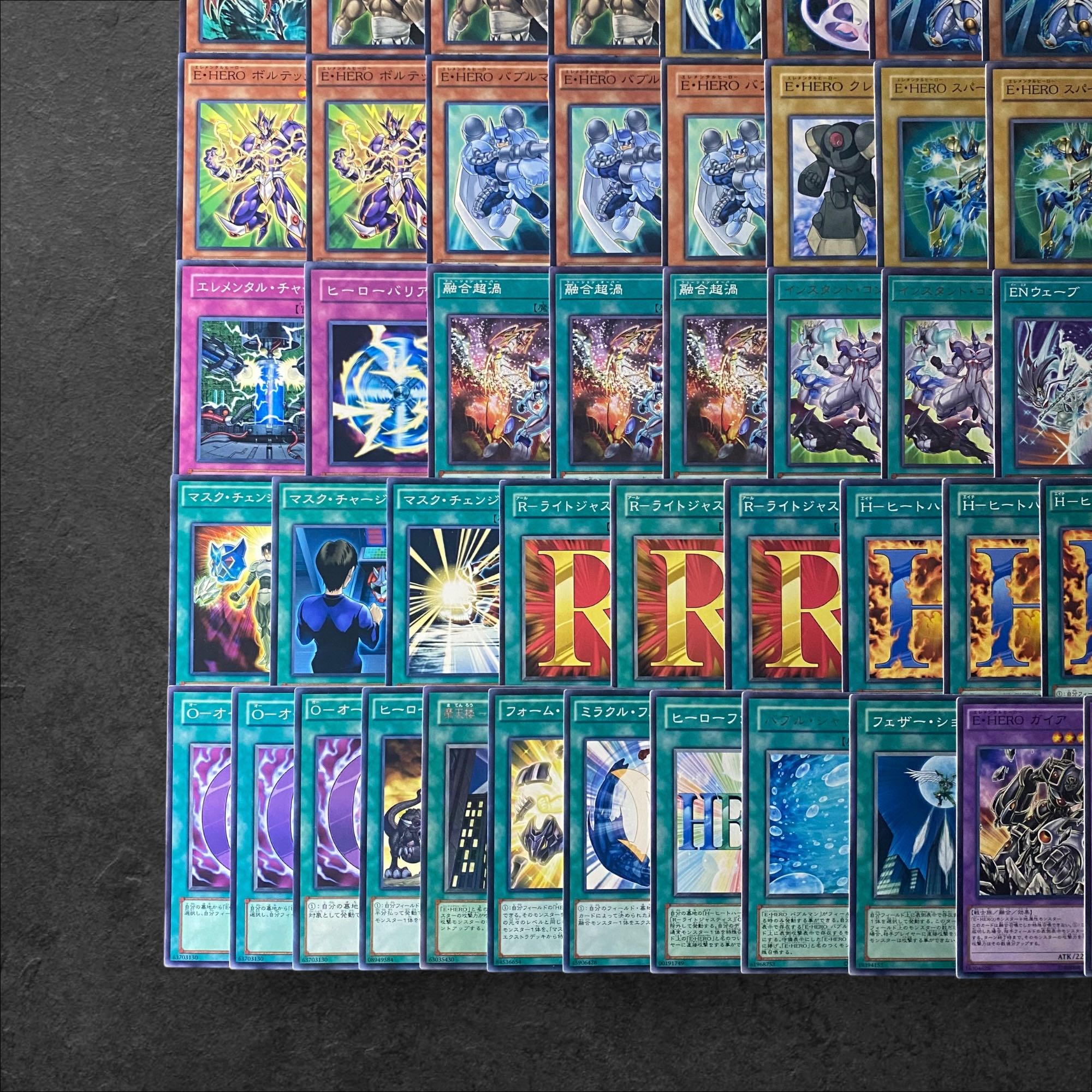 7343【遊戯王】E•HERO デッキパーツ　まとめ売り