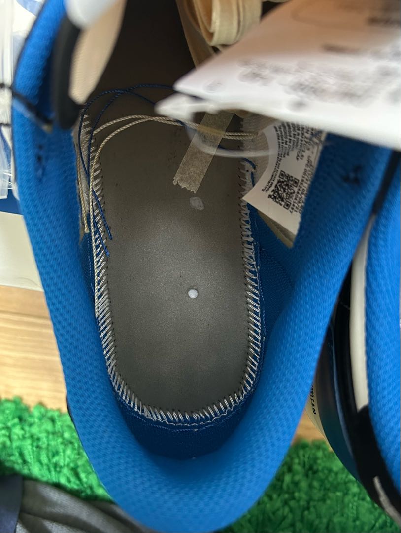 値下げ！ フラグメント デザイン × トラヴィス・スコット × ナイキ エアジョーダン 1 ロー Og セイル/ミリタリー ブルーブラックモスリン 27cm