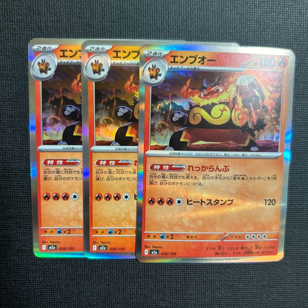 Emboar(R spec) 026/193 3枚