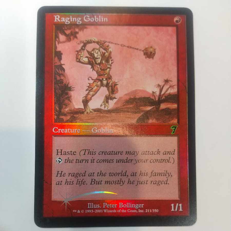 [7ED] Raging Goblin [Foil] [JP]. 1枚