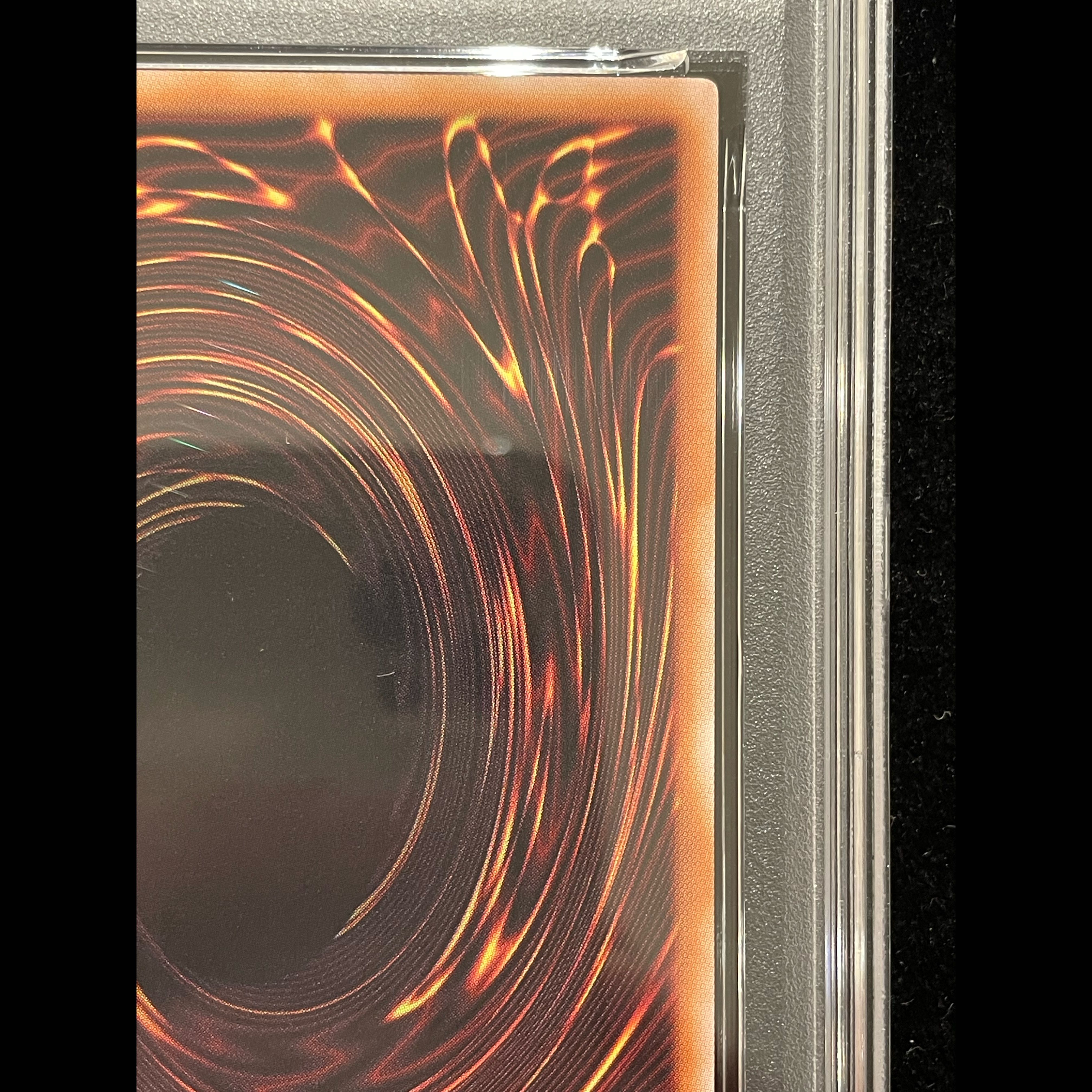【PSA10】黒魔導のカーテン(オーバーフレーム) プリズマティックシークレットレア LOCH-JP003 1枚