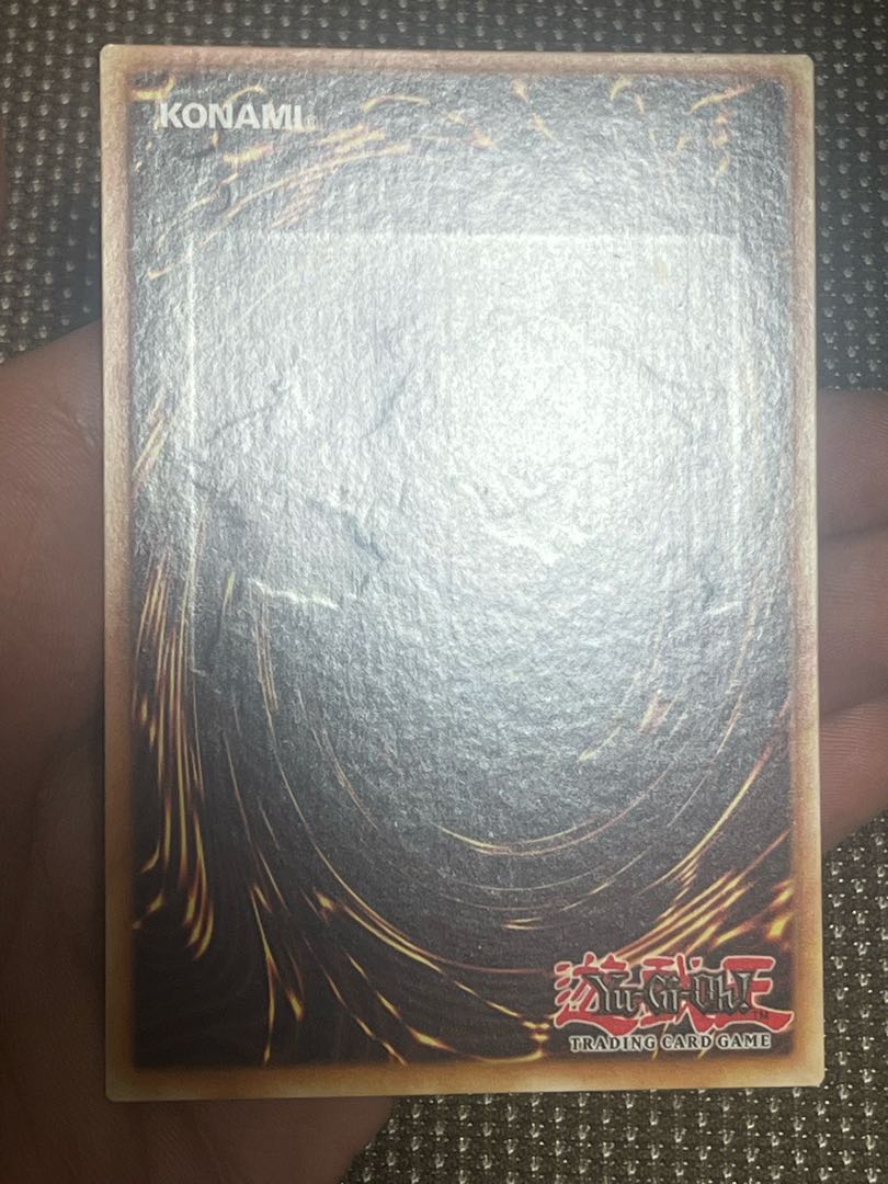 Yu-Gi-Oh Forbidden Droplet English (North America) Relief OTS Backside Penetrating Strong Individual 1枚