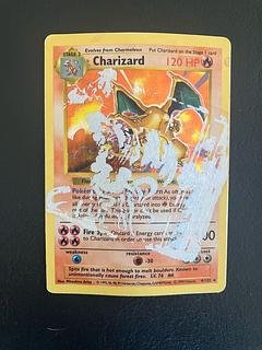 【状態】C ポケカ　英語版　リザードン　ジャンク品 1枚