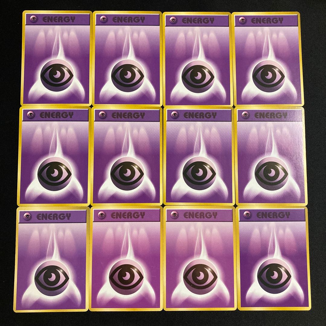 i243 PsychicEnergy (Old Back Design) 12-Card Set Pokémon TreTre 12枚