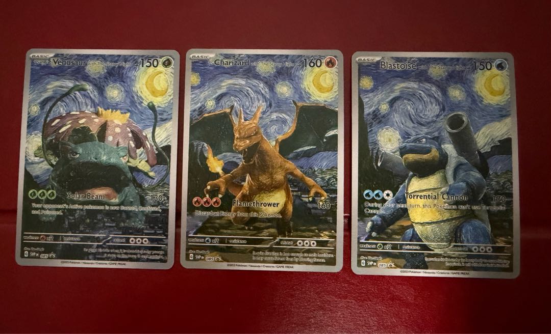 ゴッホ展 ポケモンカード 観賞用 3枚