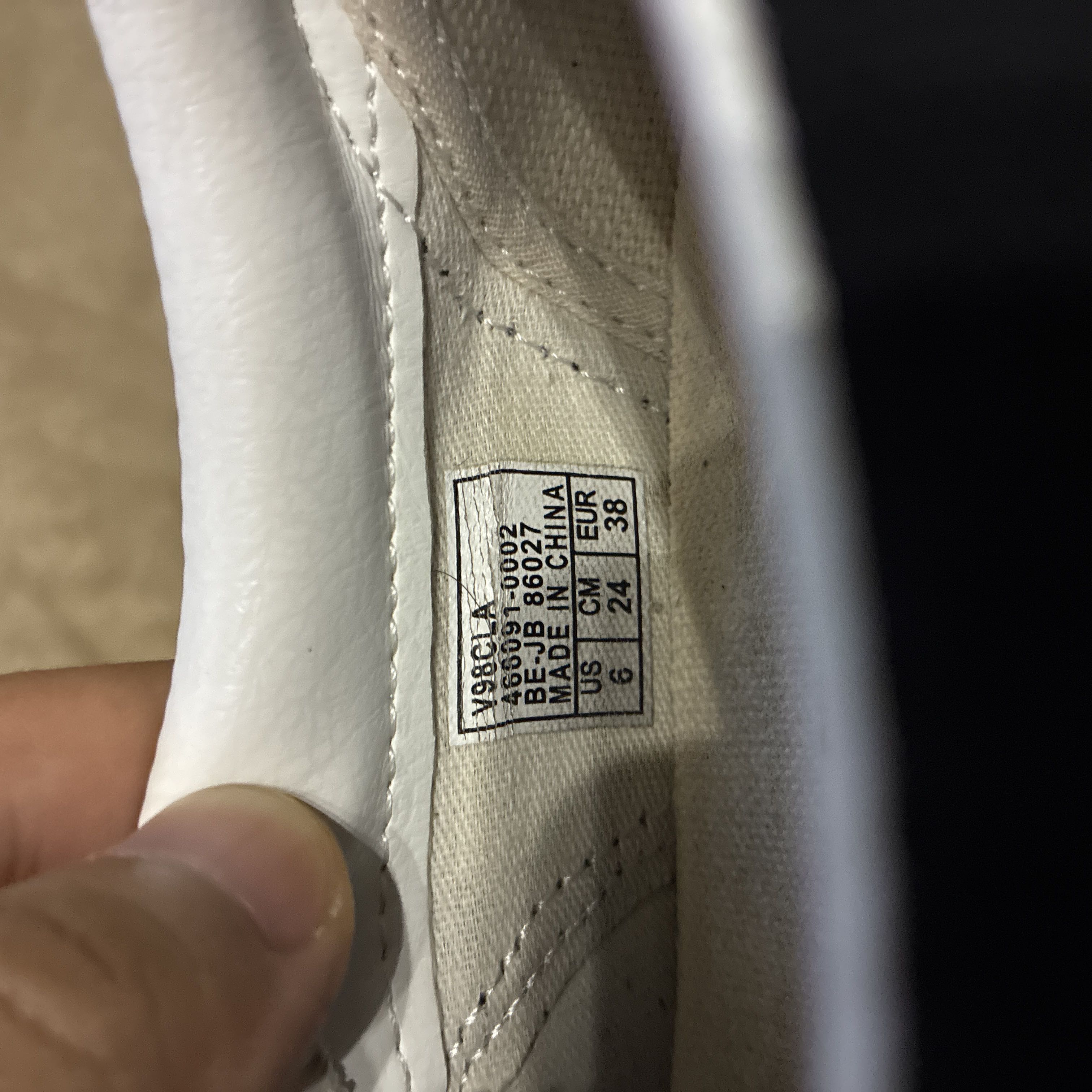 VANS Slip-Ons, Black and White, 24.0 cm 24cm