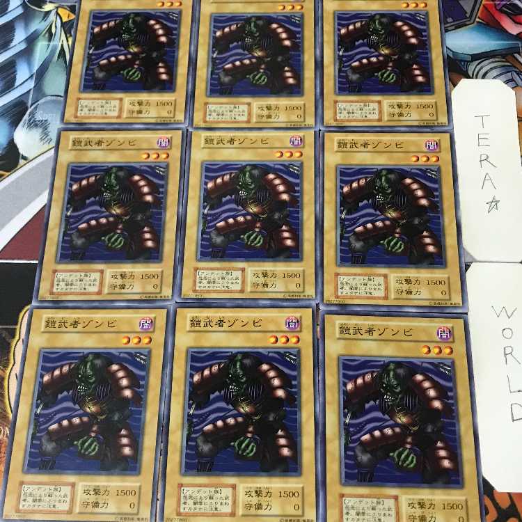 鎧武者ゾンビ 2 初期 ノーマル 9枚セット てら 9枚