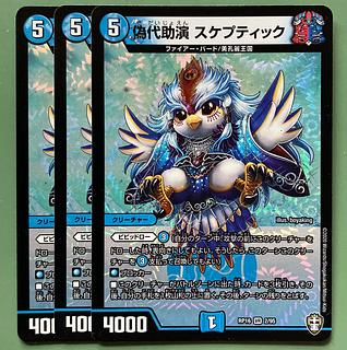 three flat objects (e.g. tickets, pieces of cloth, etc.) False Substitute Skeptic VR 2/95