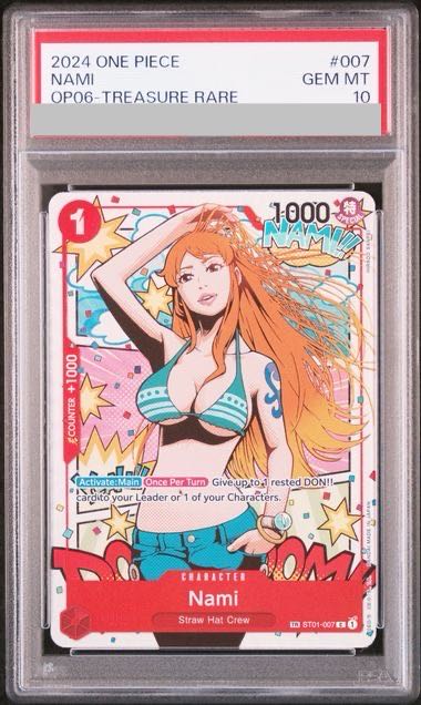 【PSA10】ナミ 《英語版》 (TR) {ST01-007} 1枚