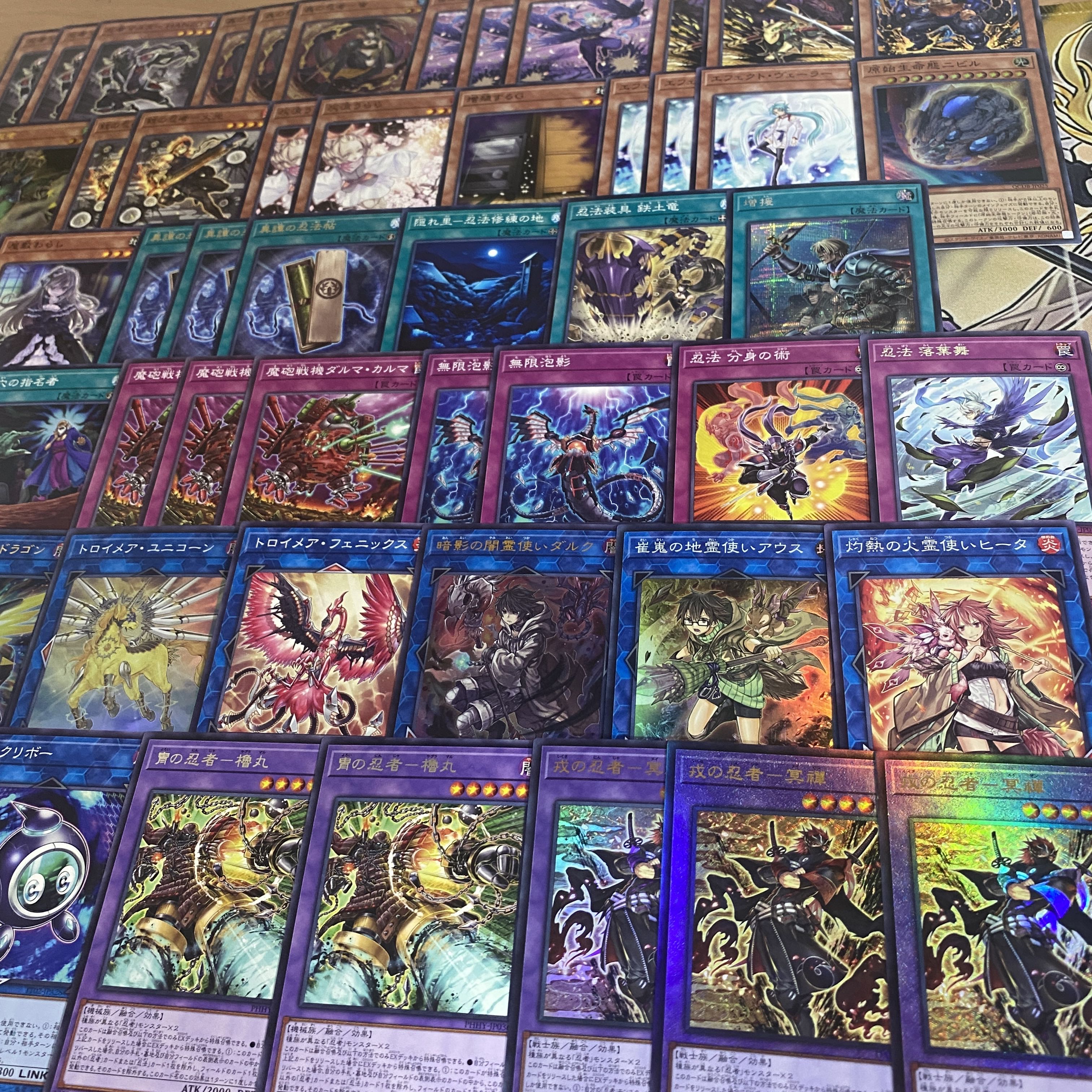 Ninja Deck [Search below Yu-Gi-Oh Ninja Master HANZO Full-fledged construction Summary sale Early 2nd period Relief Gateball Deck Parts] 1枚