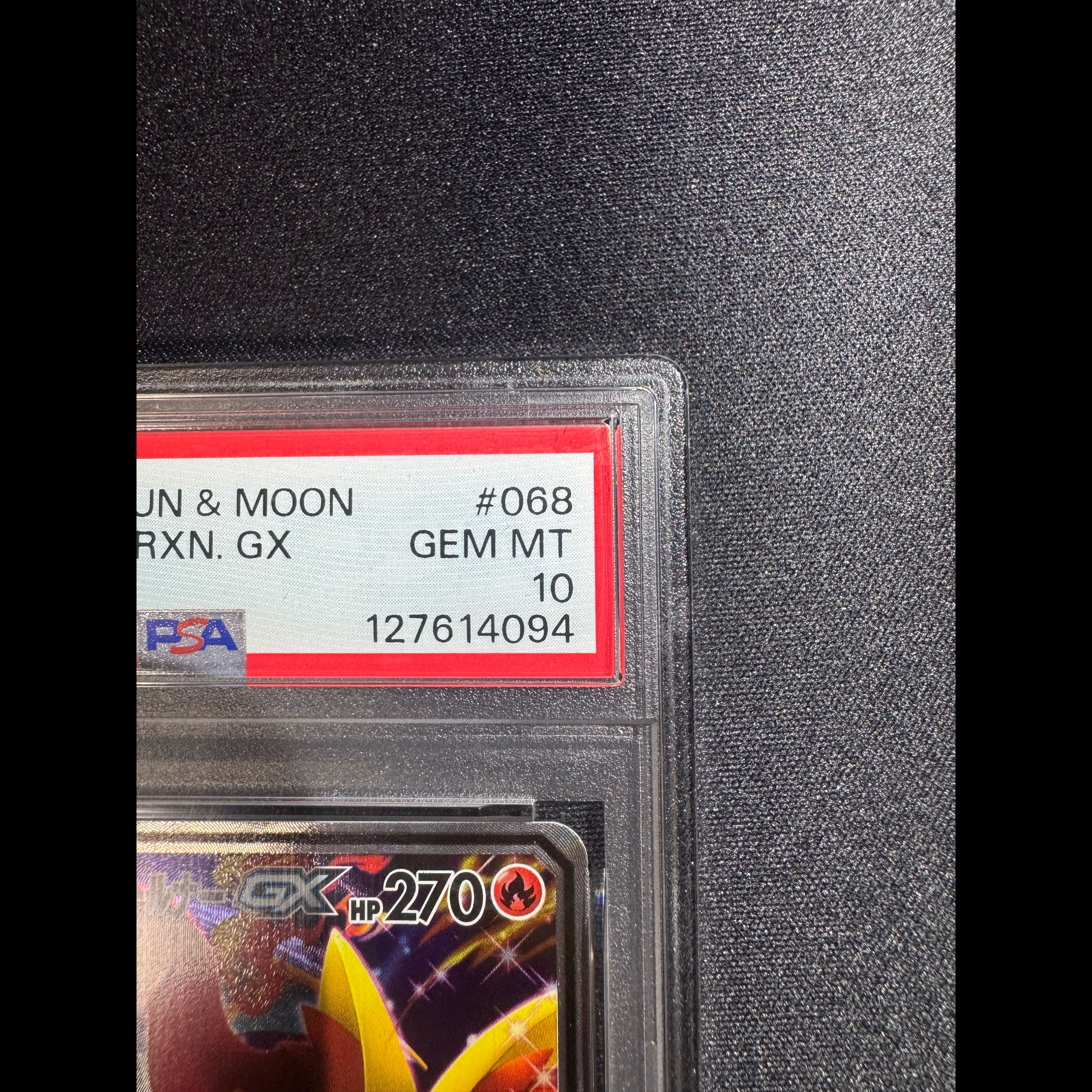 [PSA10] Charizard & Braixen GX SR 068/064 1枚