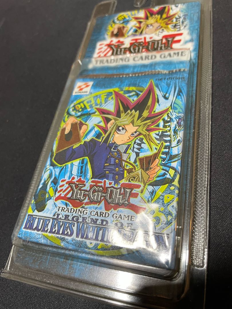 遊戯王引退品② 遊戯王 LOB 青眼の白龍伝説 1st Edition 英語 北米 Blister 未