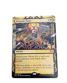 Mtg 悪魔の教示者 demonic tutor ストリクスヘイブン ショーケース マジックザギャザリング   1枚