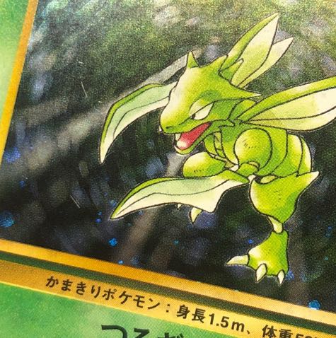 damaged Scyther Kira Old back