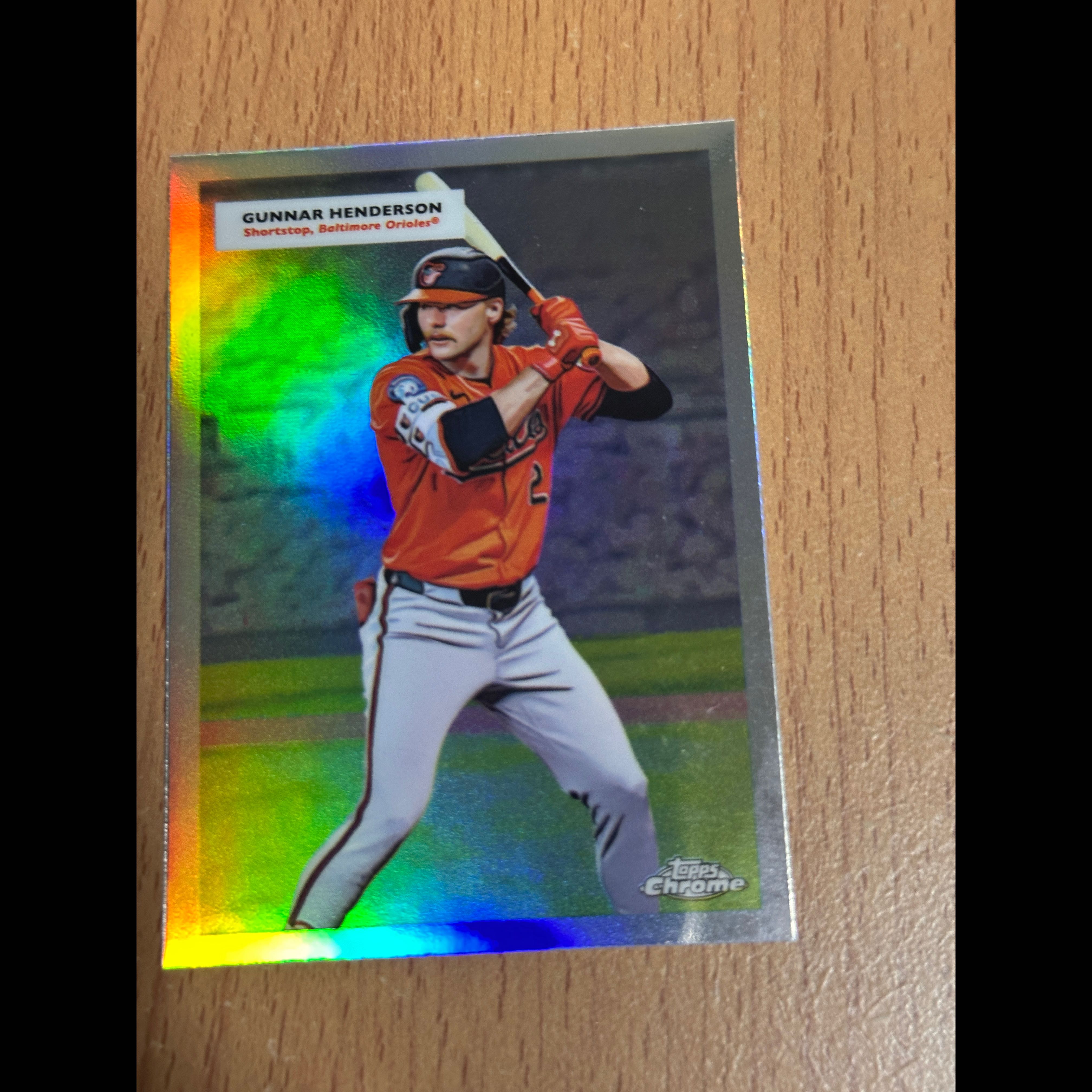 Gunnar Henderson Topps Chrome Platinum 1枚