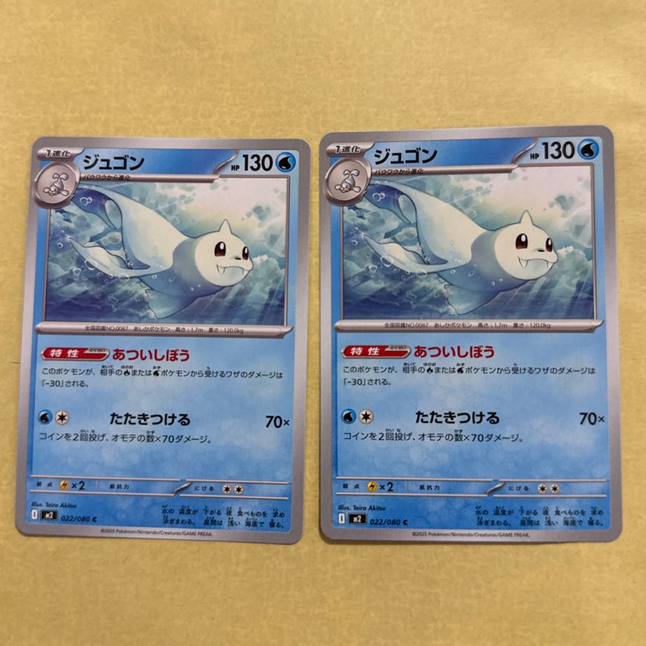 [2 sheets] Dewgong C 022/080