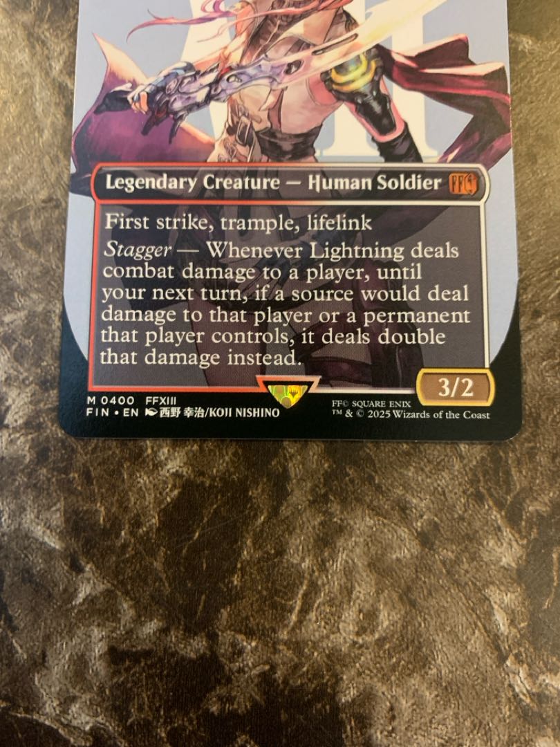 mtg ff ギャザリング シーンドライブ、ライトニング ボーダーレス MTG FF ボーダーレス シーンドライブ、ライトニング - メルカリ