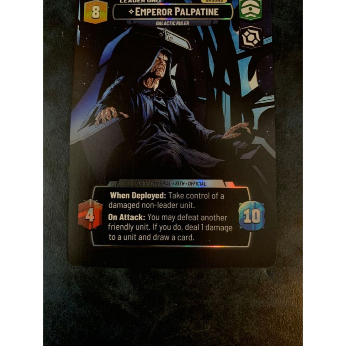 STARWARS Star Wars Unlimited swu Palpatine 257 1枚