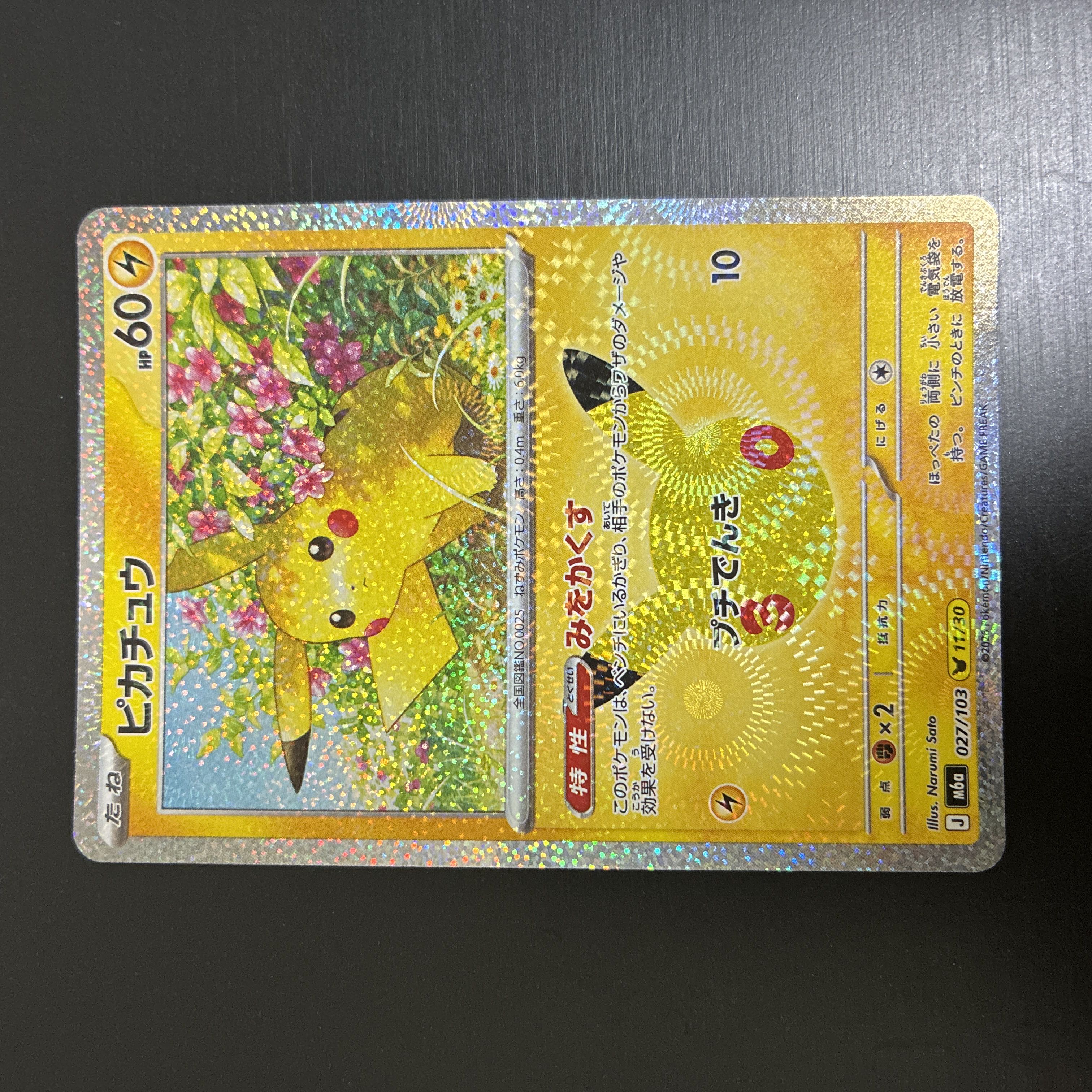 Pikachu 027/103 1枚