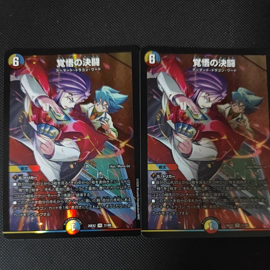 覚悟の決闘 2枚