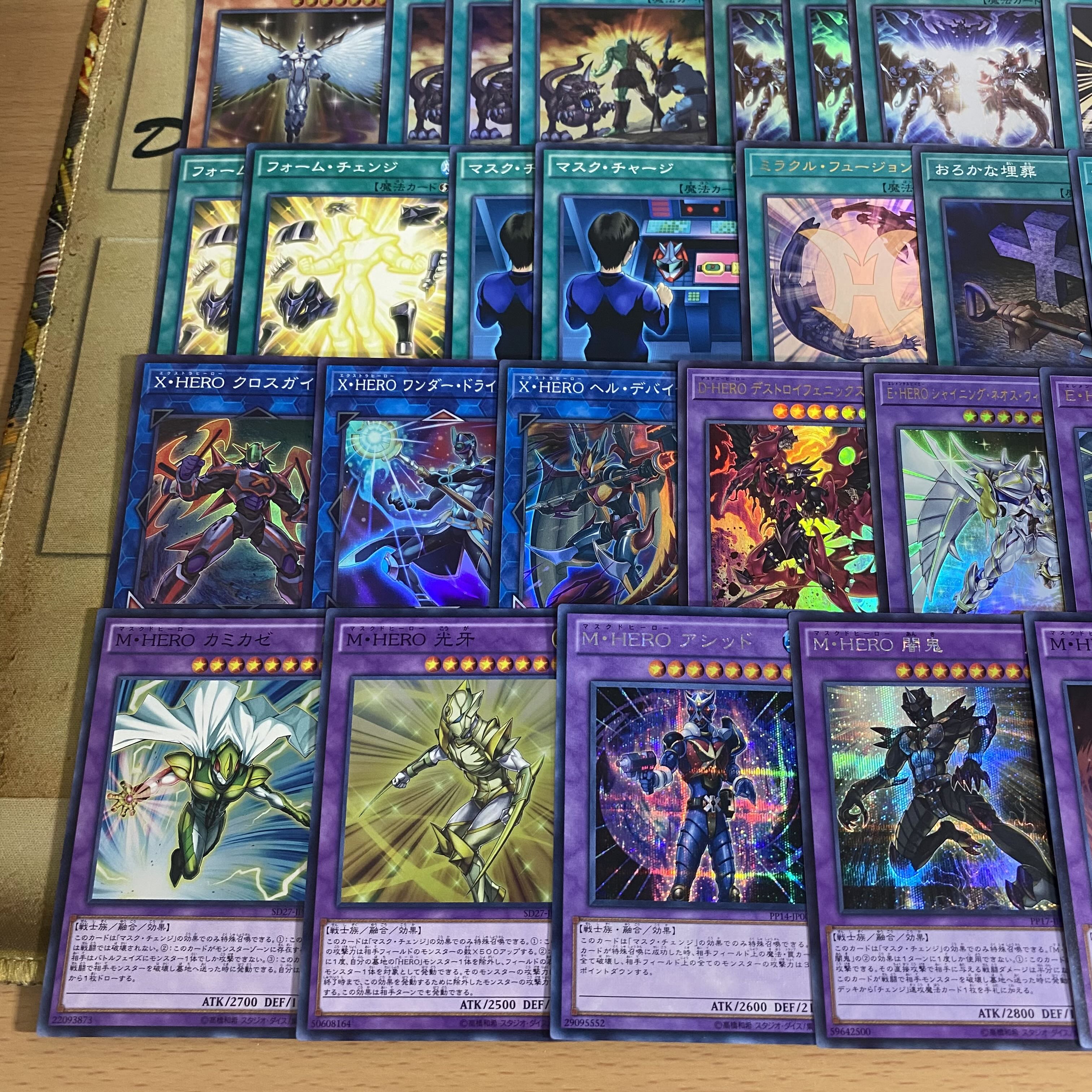 超人気高品質 遊戯王 本格構築済み マスク ヒーローアライブ デッキ M•HERO 遊戯王OCG デュエルモンスターズ